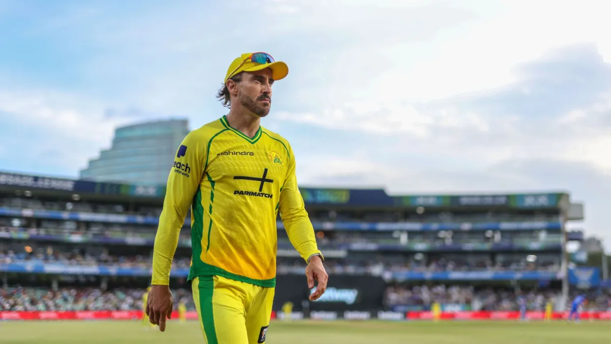 "Incredible part of my life": Faf du Plessis discusses his time with the Super Kings and considers his journey.