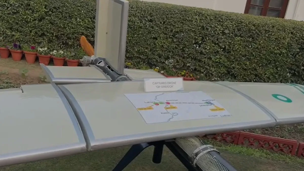 The Indian Army shows off a rebuilt Turkish Yiiha drone that was shot down during Operation Sindoor | Video