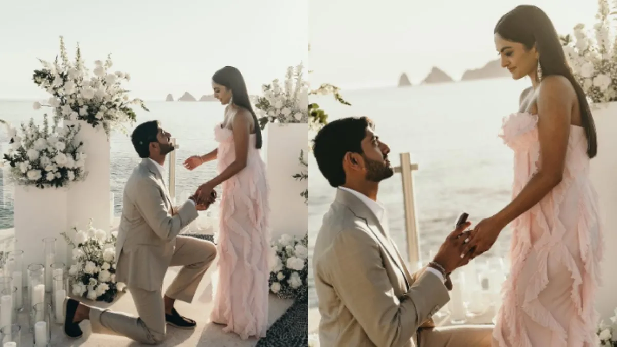 Enter the opulent wedding location of Netra Mantena and Vamsi Gadiraju for a royal Udaipur event | Watch