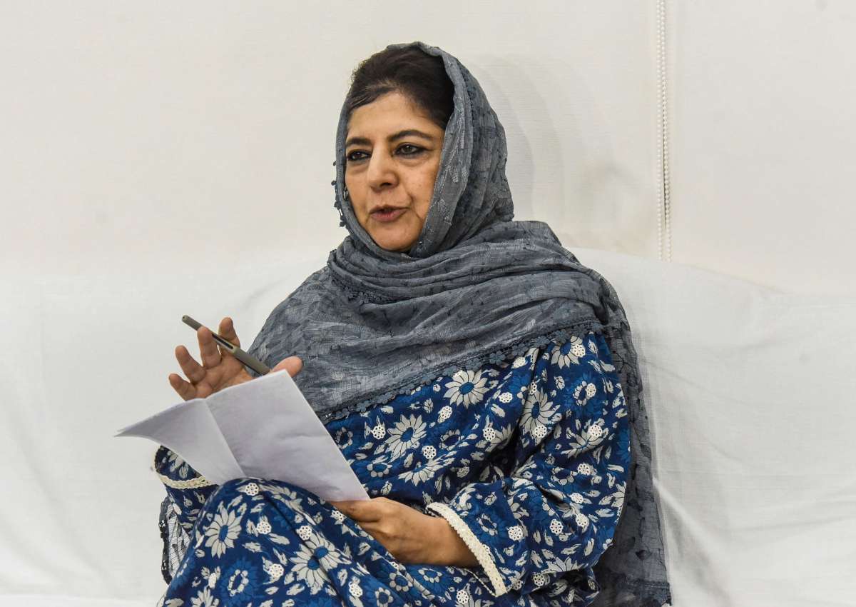Mehbooba Mufti: "J-K was a laboratory for the BJP, will undertake Kashmirization of the entire country."